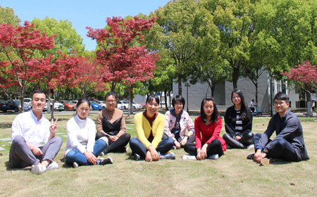 Group Photo with Lab Members 